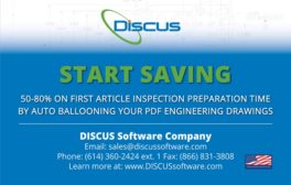 Save Time on First Article Inspection Prep with Software from Discus